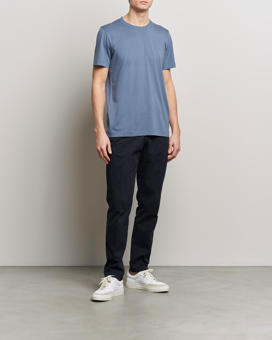 Uomini | T-shirt | CDLP | Crew Neck Tee Steel Blue