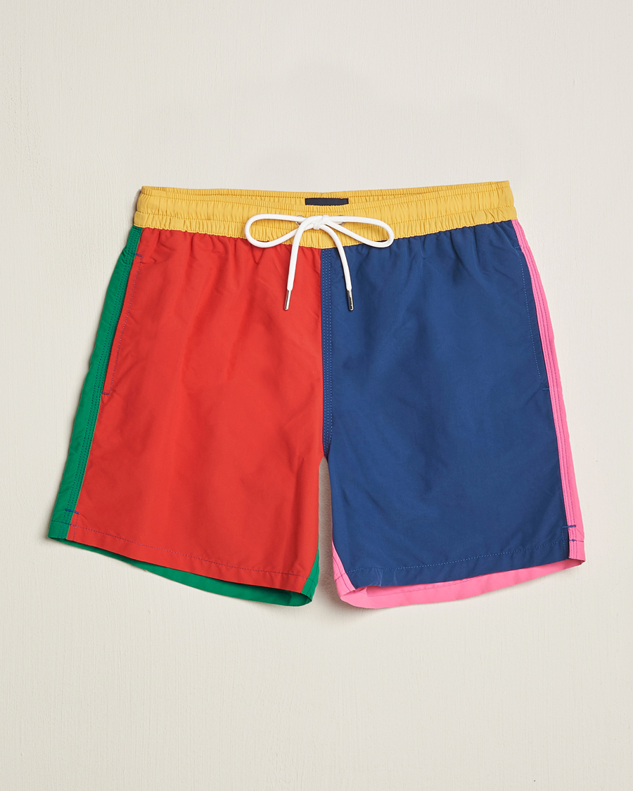 Uomini | Costumi da bagno | Drake's | Colourblock Swimshorts Multi