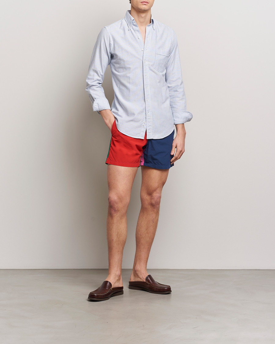 Uomini | Costumi da bagno | Drake's | Colourblock Swimshorts Multi