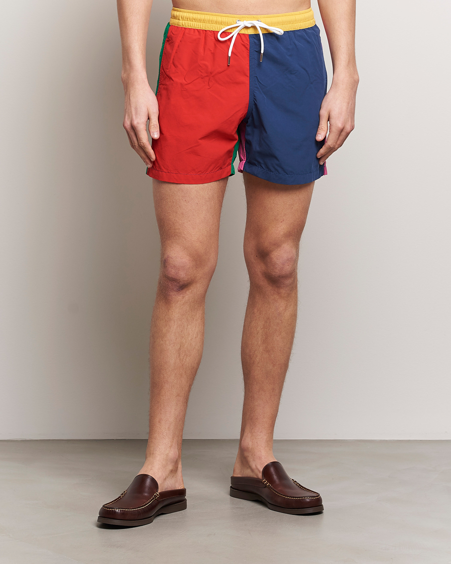 Uomini | Costumi da bagno | Drake's | Colourblock Swimshorts Multi
