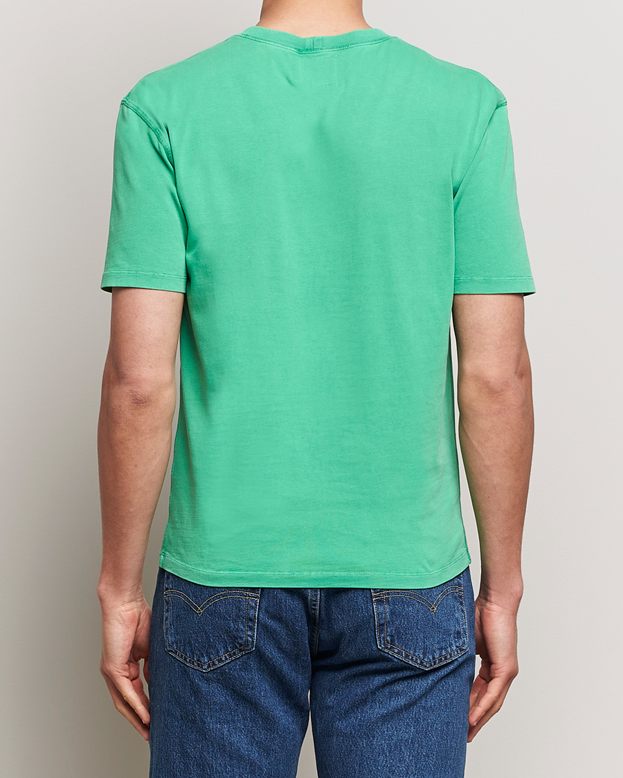 Uomini | T-shirt | Drake's | Washed Hiking T-Shirt Green
