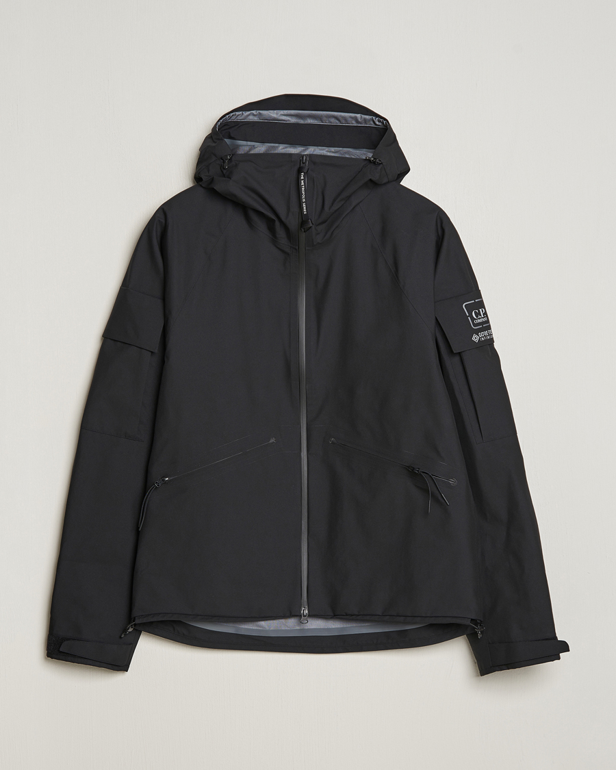 Uomini | Giacche | C.P. Company | Metropolis GORE-TEX Nylon Hooded Jacket Black