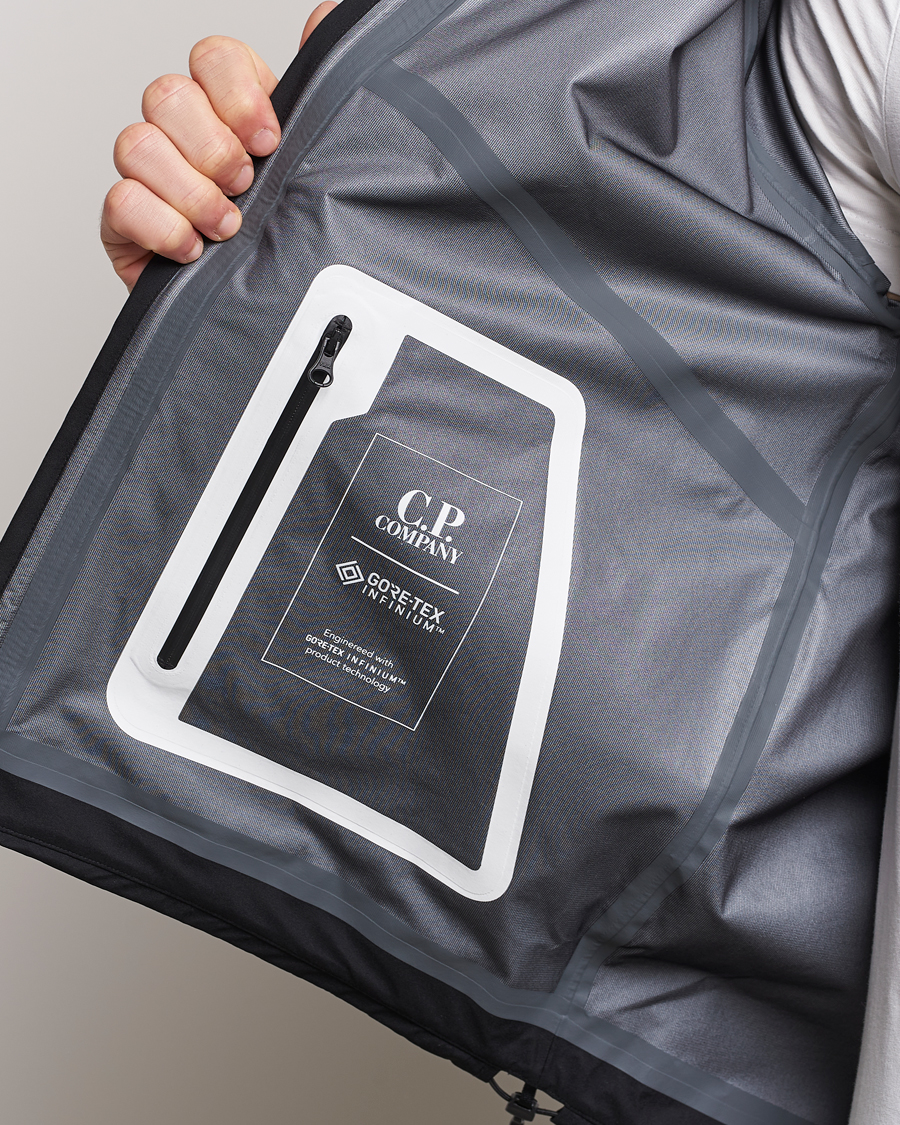 Uomini | Giacche | C.P. Company | Metropolis GORE-TEX Nylon Hooded Jacket Black