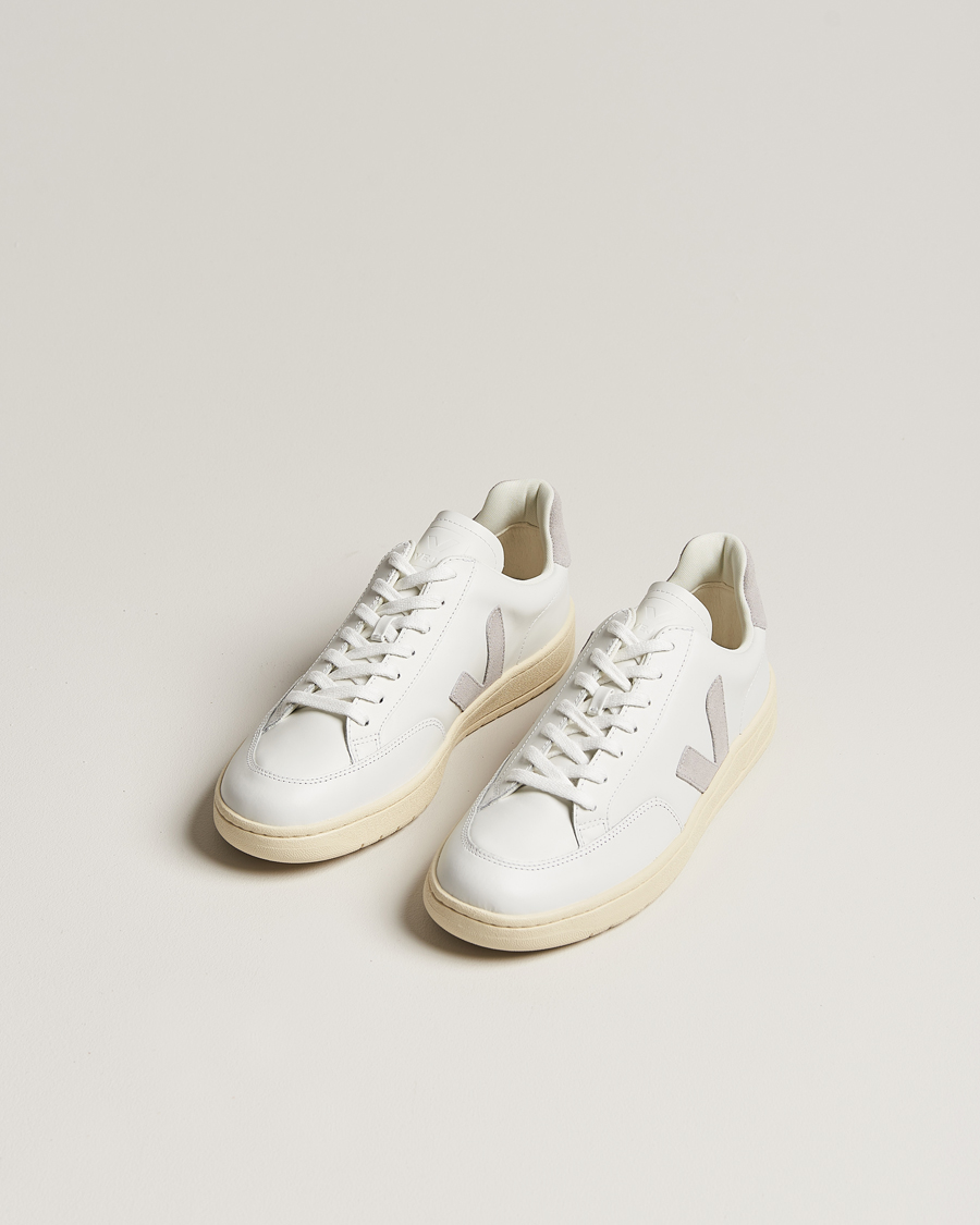 Uomini | Sneakers | Veja | V-12 Sneaker Extra White/Light Grey