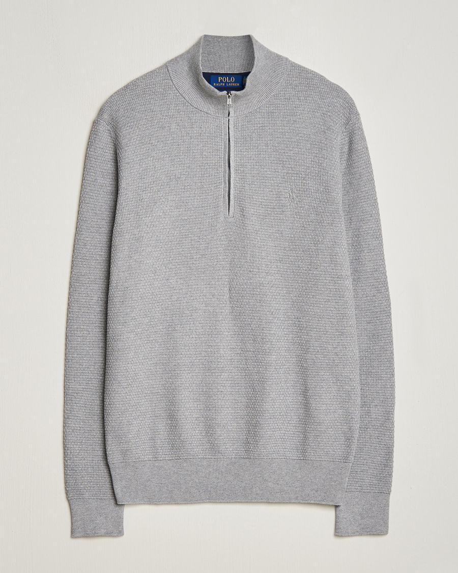 Uomini | Maglieria | Polo Ralph Lauren Golf | Cotton Jersey Half Zip Andover Heather