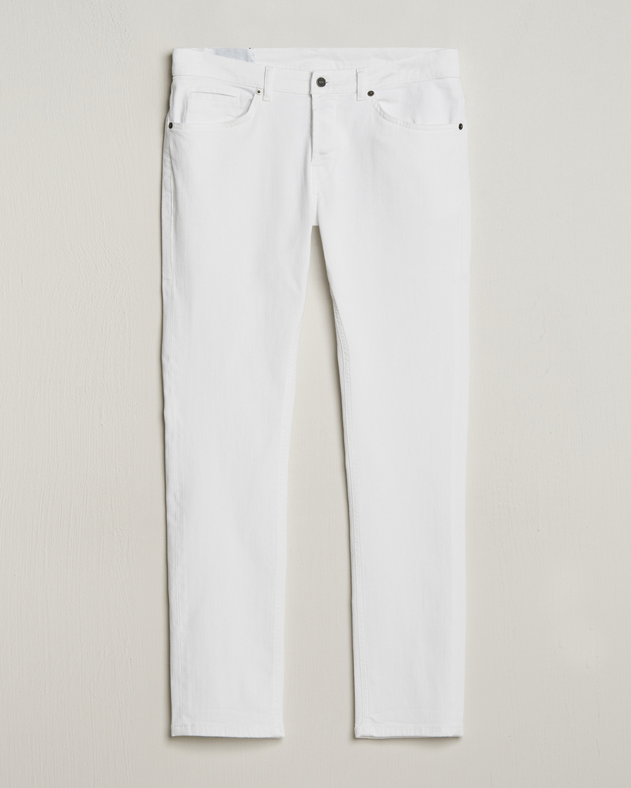 Uomini | Jeans | Dondup | George Bullstretch Jeans White