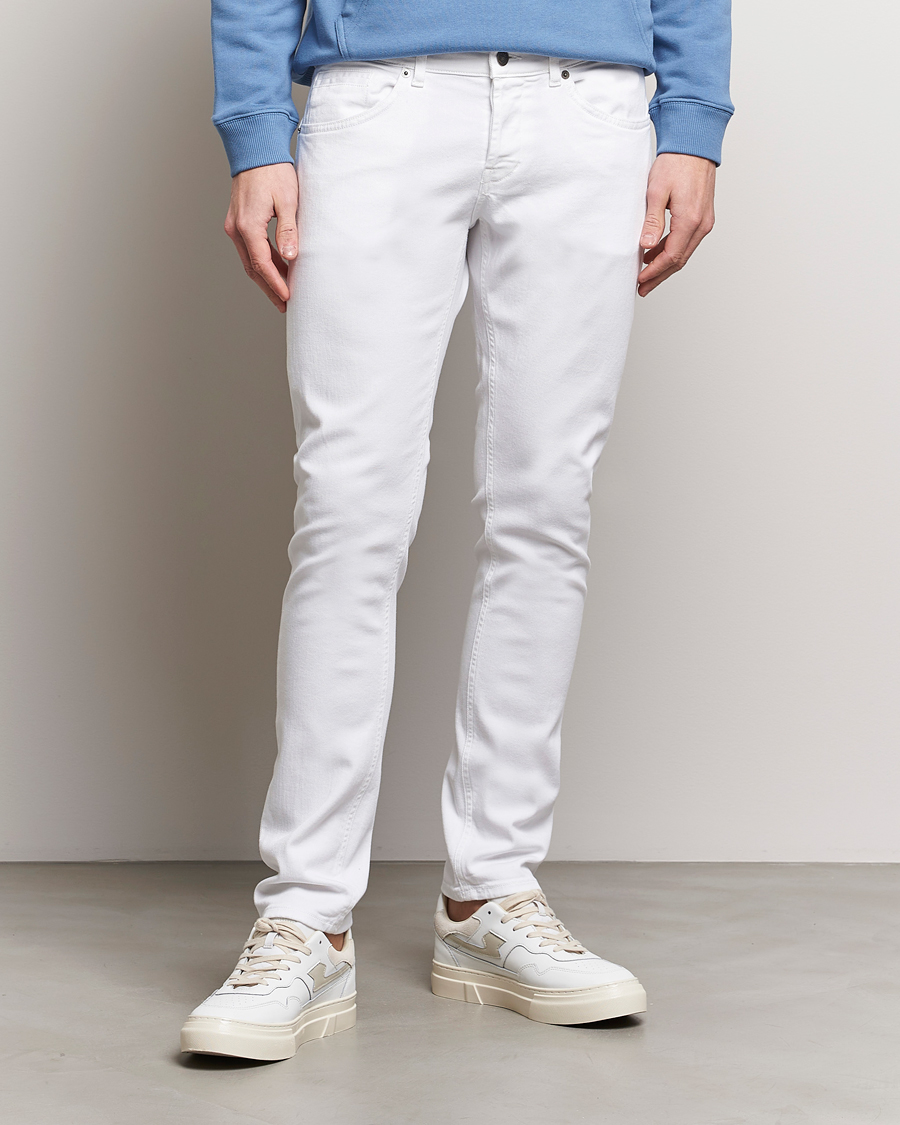 Uomini | Jeans | Dondup | George Bullstretch Jeans White