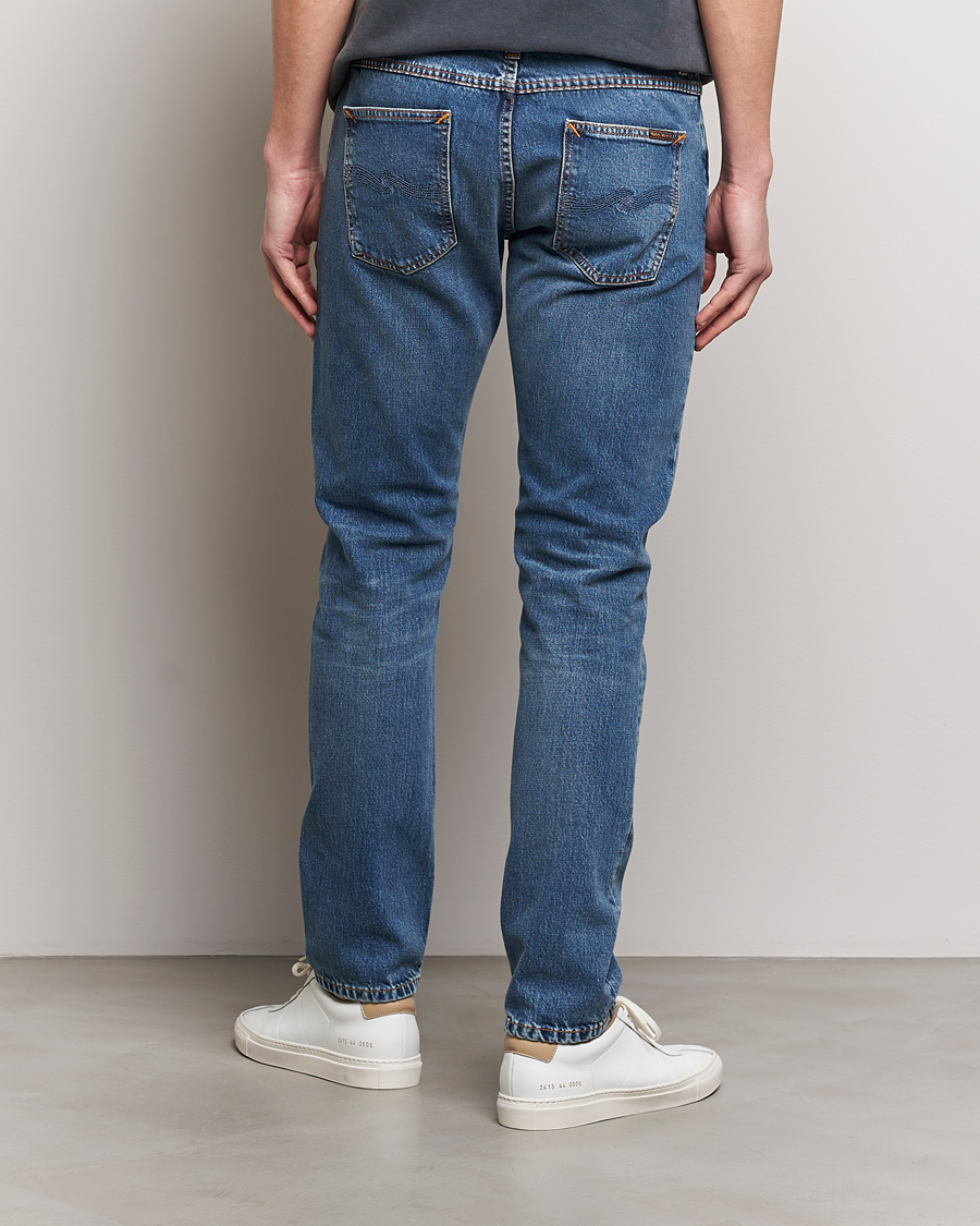 Uomini | Jeans | Nudie Jeans | Lean Dean Jeans Dark Waters