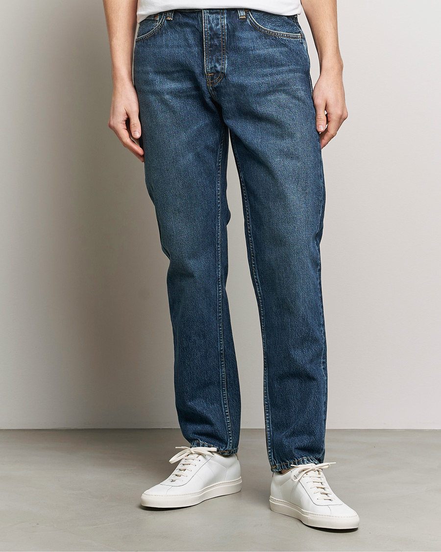 Uomini | Pantaloni | Nudie Jeans | Steady Eddie II Jeans Blue Soil