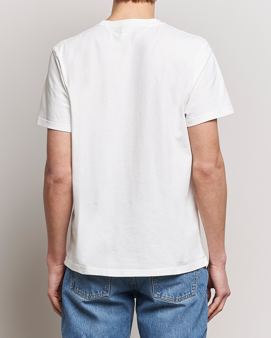 Uomini | T-shirt | Nudie Jeans | Roy Printed Crew Neck T-Shirt Off White