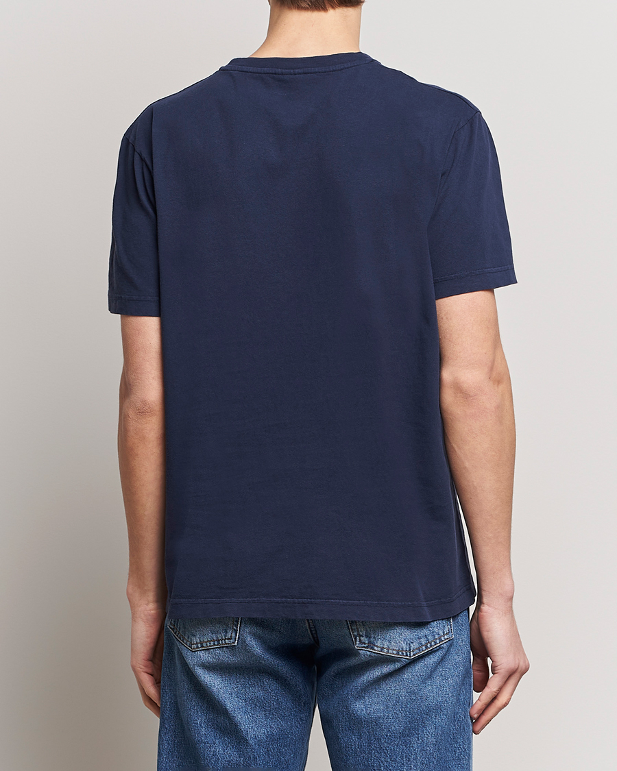 Uomini | T-shirt | Nudie Jeans | Uno Everyday Crew Neck T-Shirt Blue