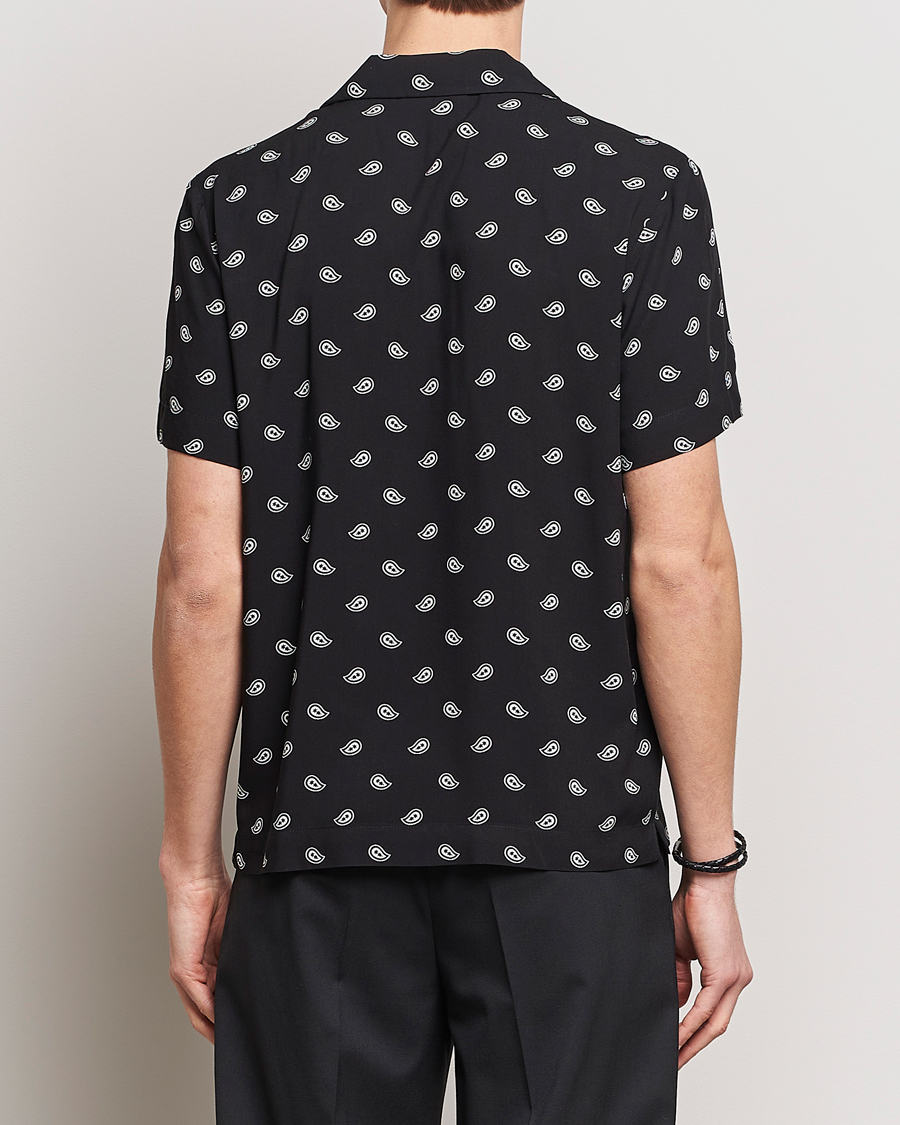 Uomini | Camicie | A.P.C. | Lloyd Printed Paisley Resort Shirt Black