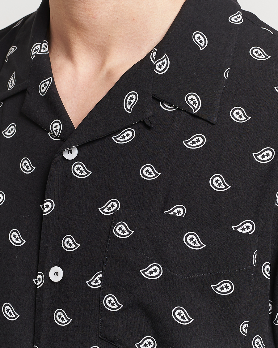 Uomini | Camicie | A.P.C. | Lloyd Printed Paisley Resort Shirt Black