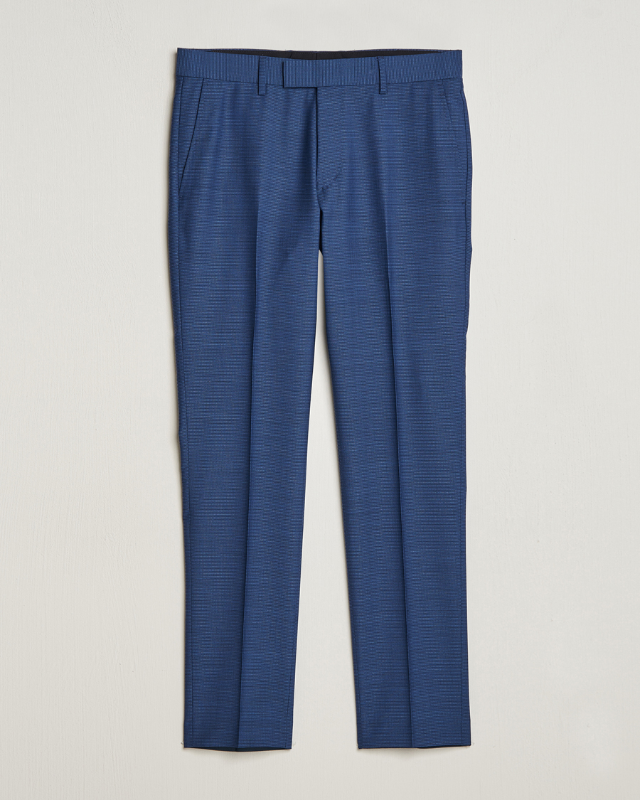 Uomini | Pantaloni | Tiger of Sweden | Tenuta Wool Trousers Smokey Blue