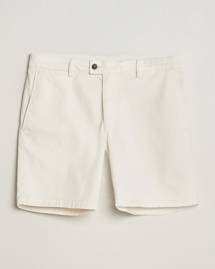 Uomini | Pantaloncini | Tiger of Sweden | Caid Cotton Chino Shorts Summer Snow