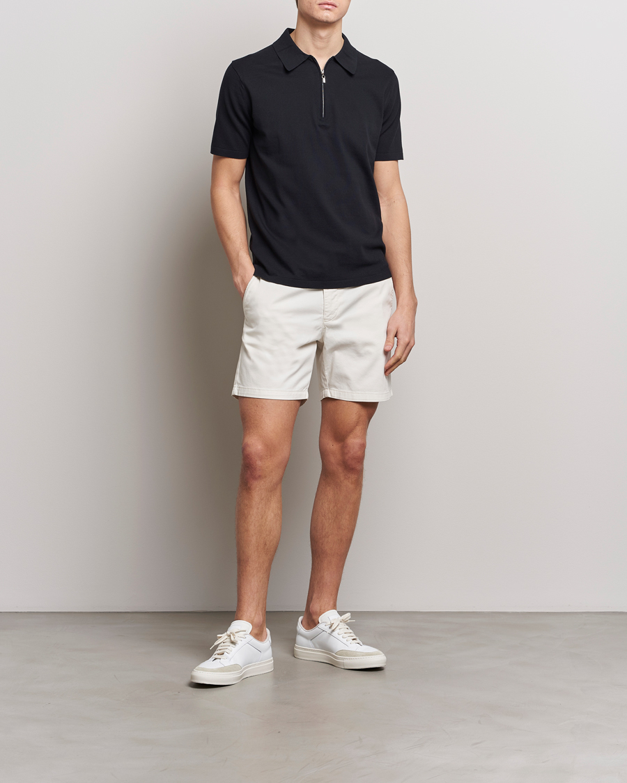 Uomini | Pantaloncini | Tiger of Sweden | Caid Cotton Chino Shorts Summer Snow