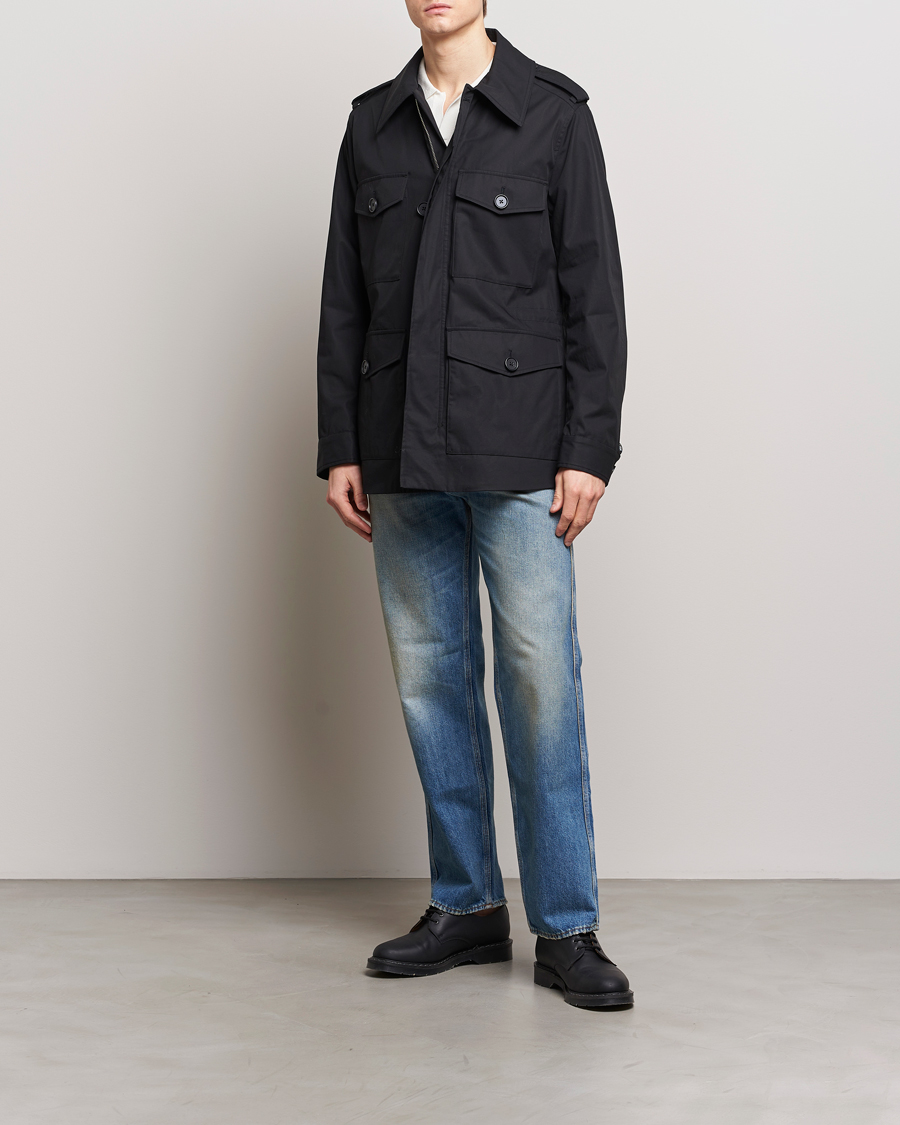 Uomini | Giacche | Tiger of Sweden | Bendrik Cotton Field Jacket Black