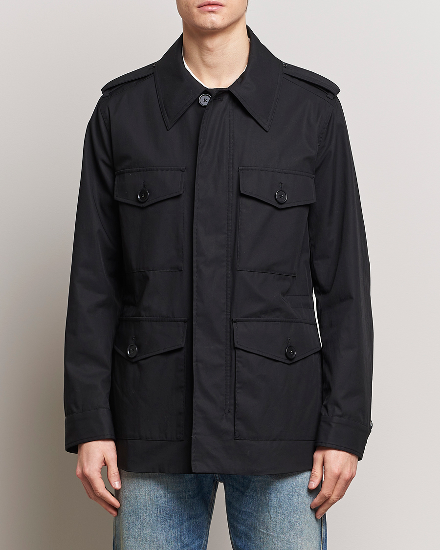 Uomini | Giacche | Tiger of Sweden | Bendrik Cotton Field Jacket Black