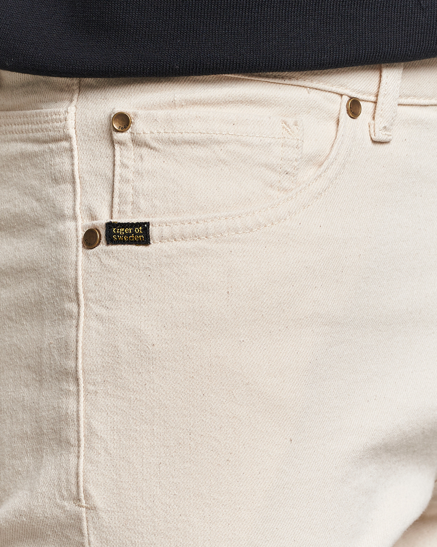 Uomini | Jeans | Tiger of Sweden | Des Jeans Ecru