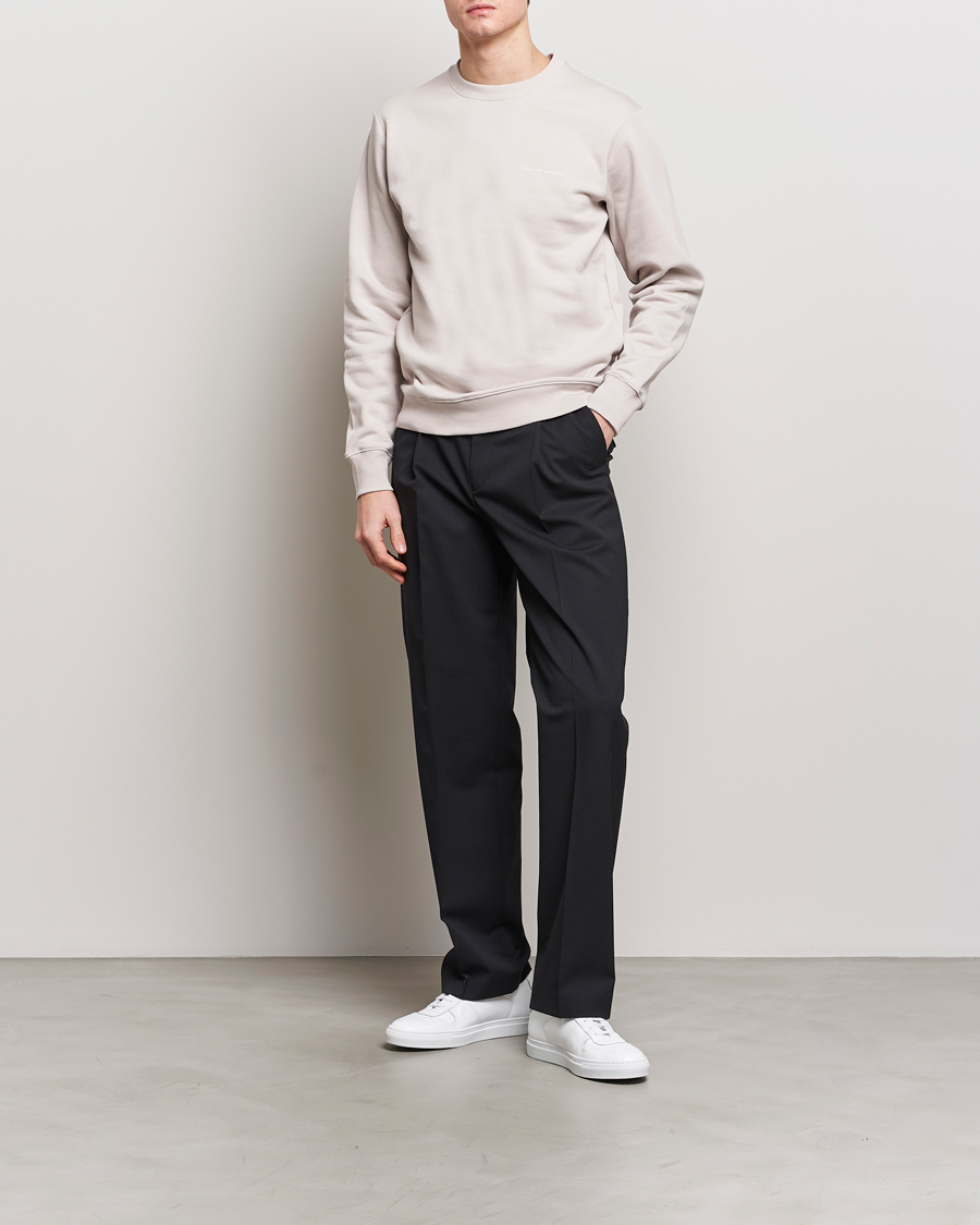 Uomini | Maglieria | Tiger of Sweden | Emerson Crew Neck Sweatshirt Grey Sand