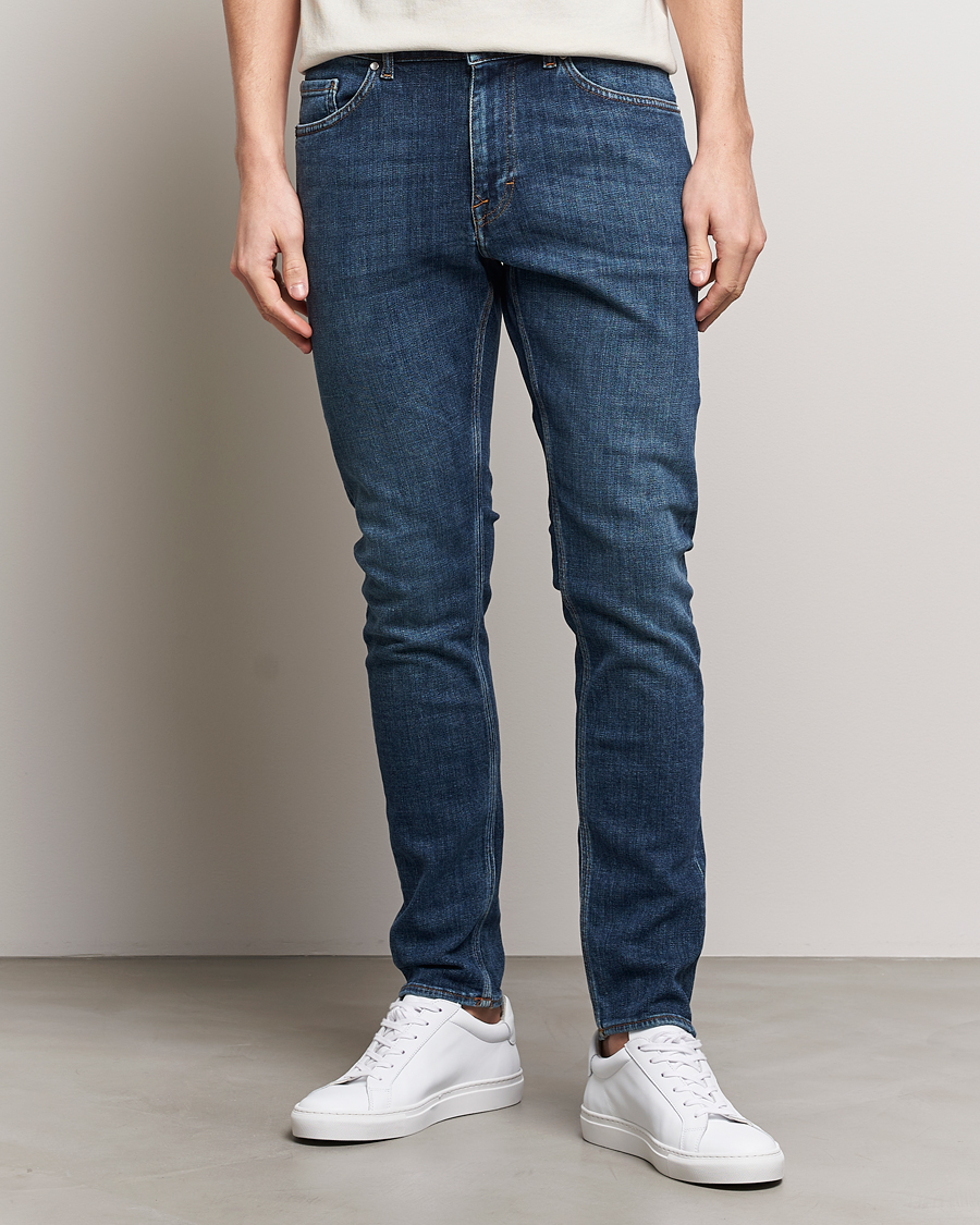 Uomini | Pantaloni | Tiger of Sweden | Evolve Jeans Medium Blue