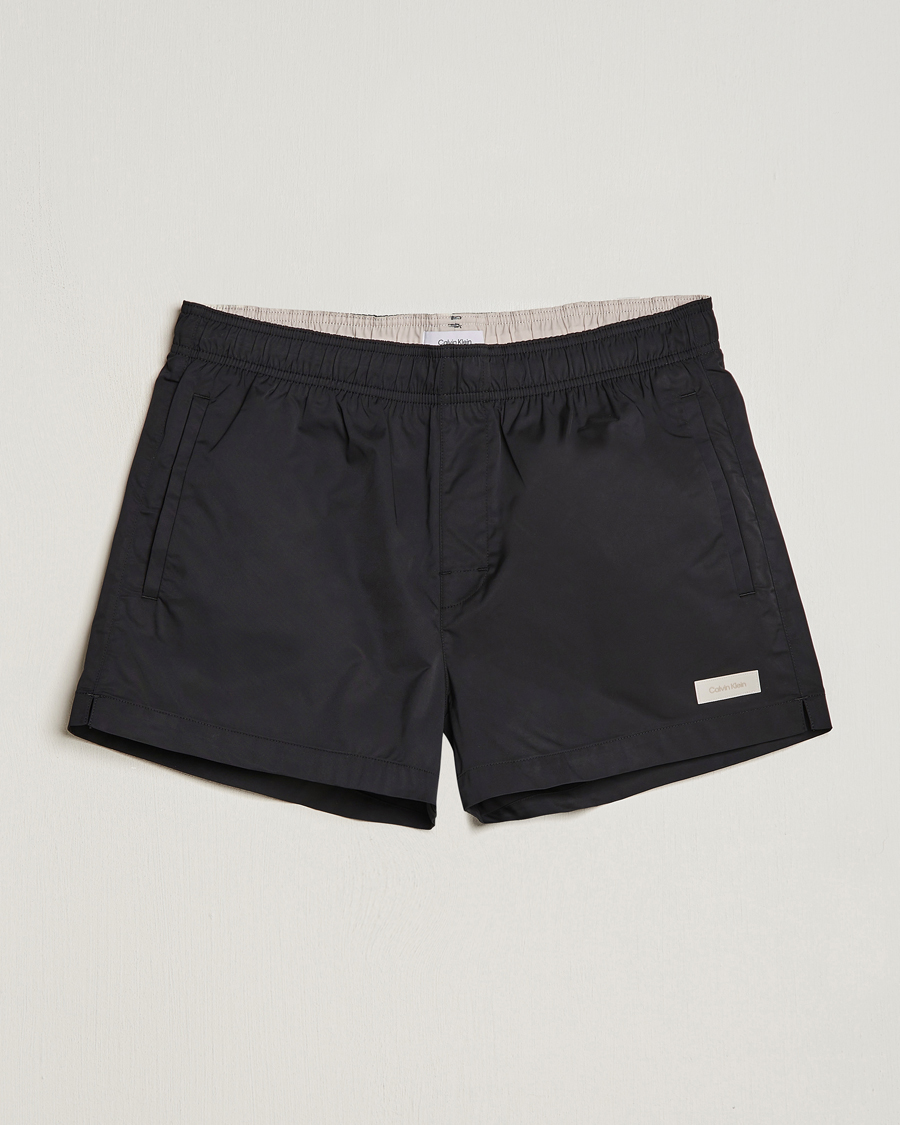 Uomini | Costumi da bagno | Calvin Klein | Logo Drawstring Swimshorts Black