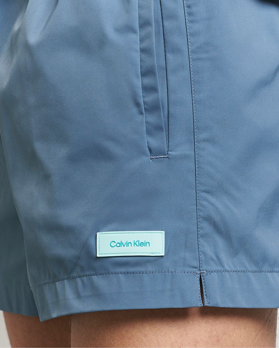 Uomini | Costumi da bagno | Calvin Klein | Logo Drawstring Swimshorts Muted Cerulean