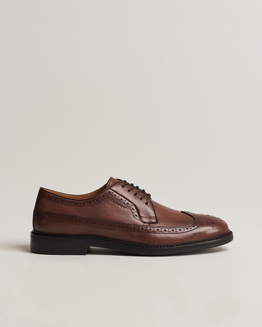 Uomini | GANT Bidford Leather Brogues Cognac | Gant | Bidford Leather Brogues Cognac