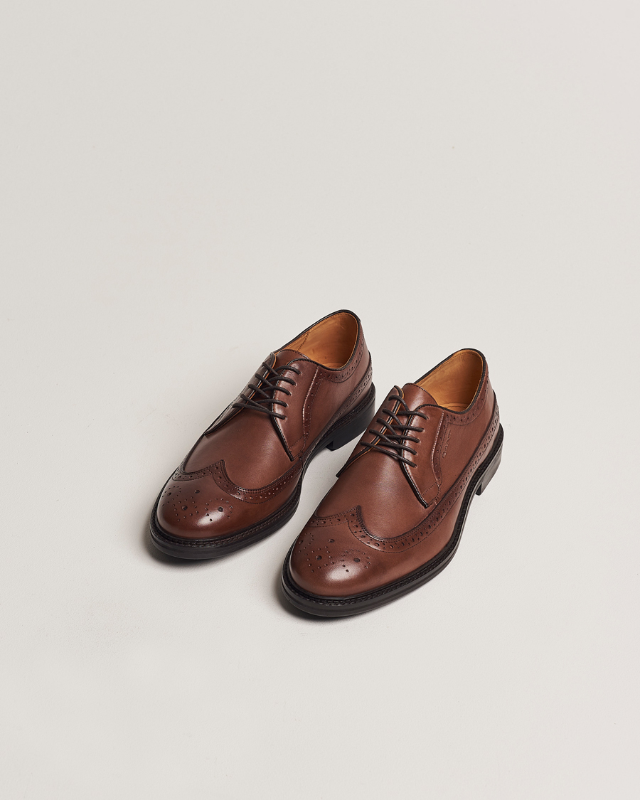 Uomini | GANT Bidford Leather Brogues Cognac | Gant | Bidford Leather Brogues Cognac
