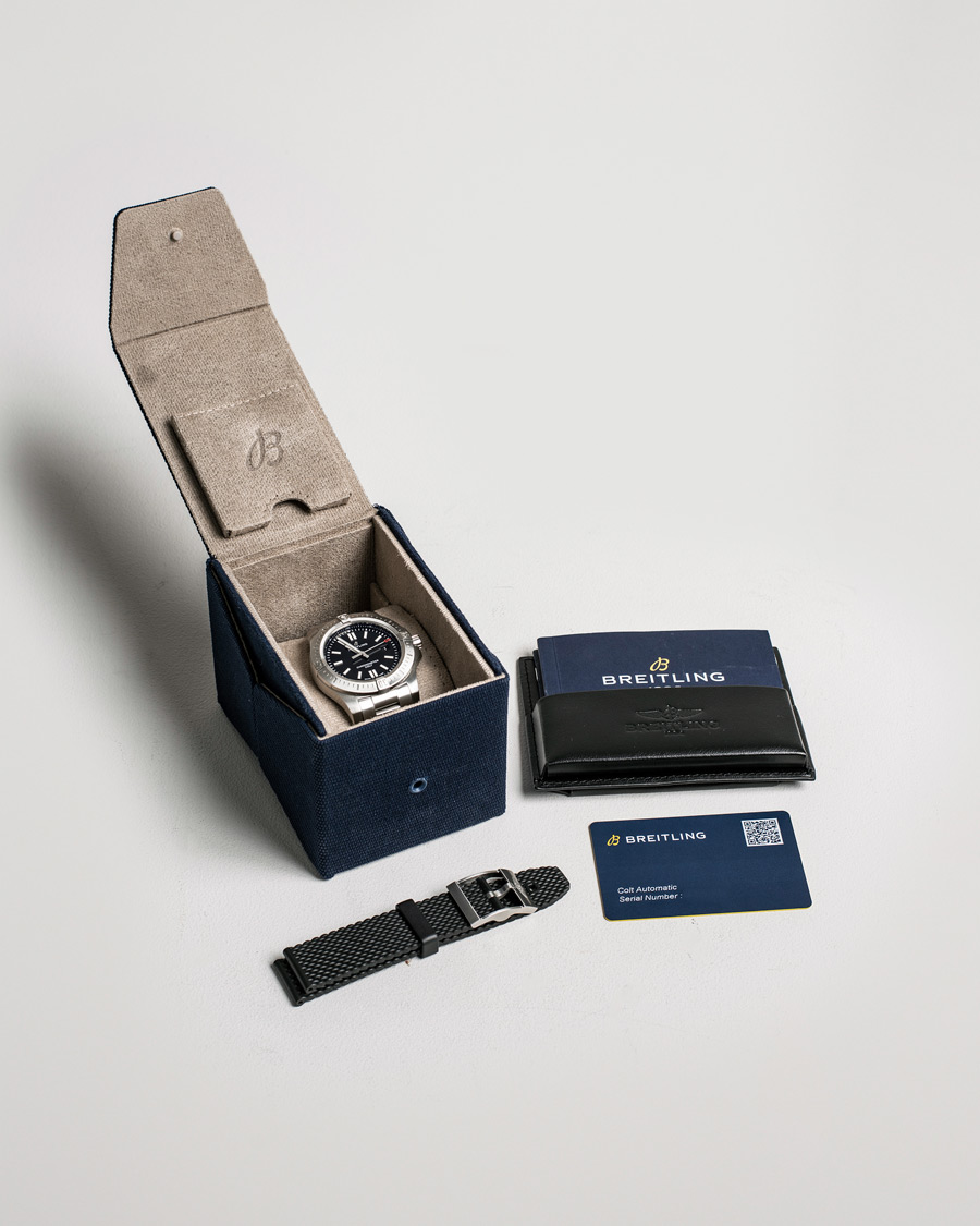 Uomini | Breitling Pre-Owned Chronomat Colt A17388101B1A1 Silver | Breitling Pre-Owned | Chronomat Colt A17388101B1A1 Silver