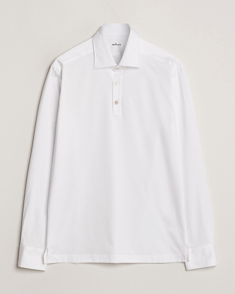 Uomini | Camicie | Kiton | Popover Shirt White