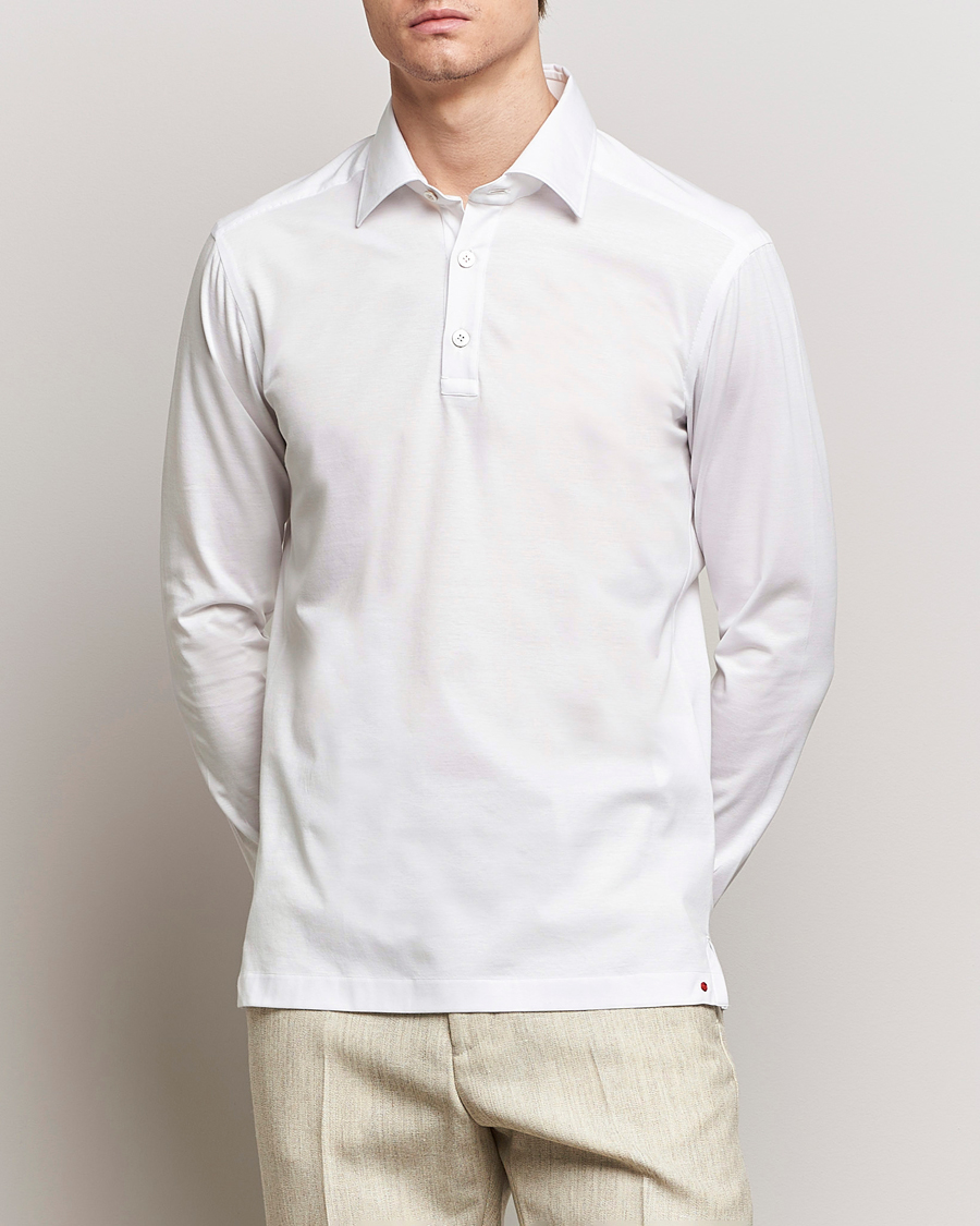 Uomini | Camicie | Kiton | Popover Shirt White