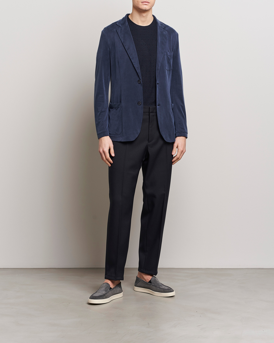 Uomini | Blazers | Giorgio Armani | Unconstructed Blazer Navy