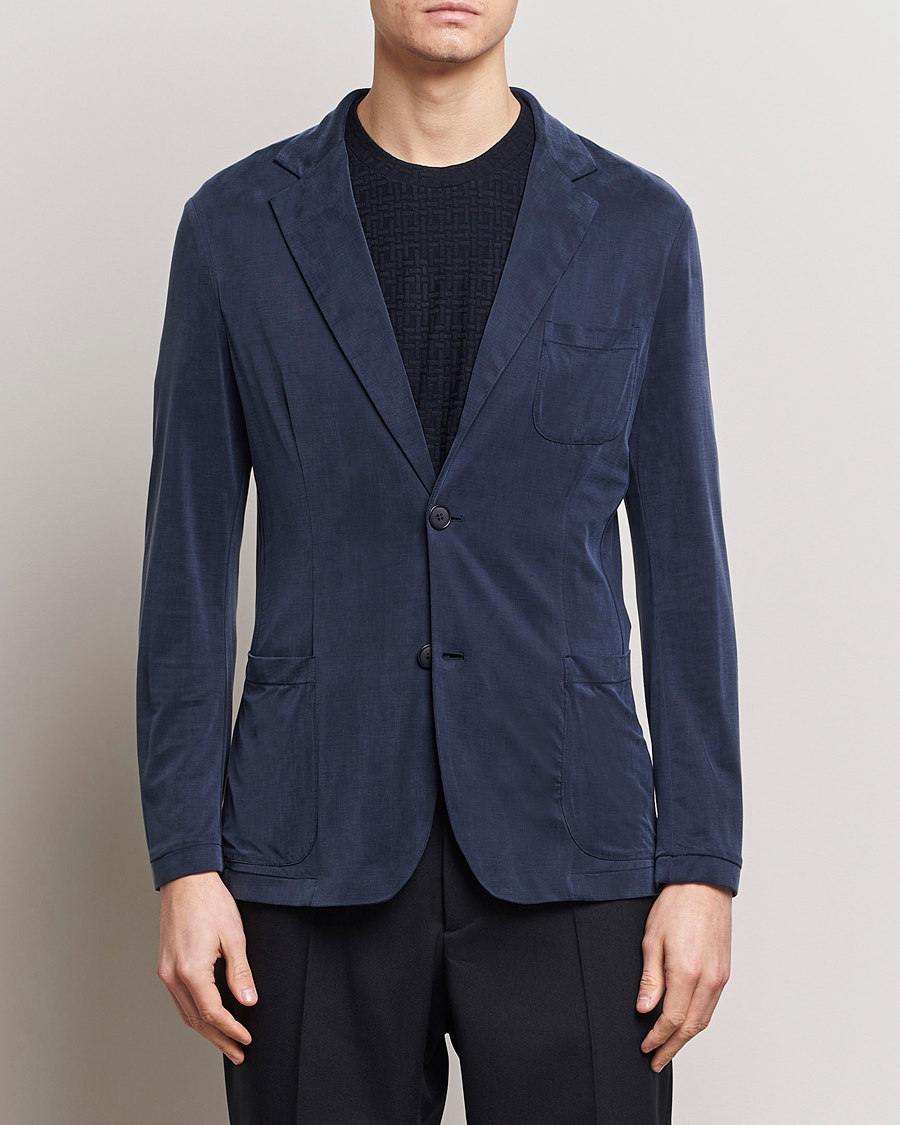 Uomini | Blazers | Giorgio Armani | Unconstructed Blazer Navy