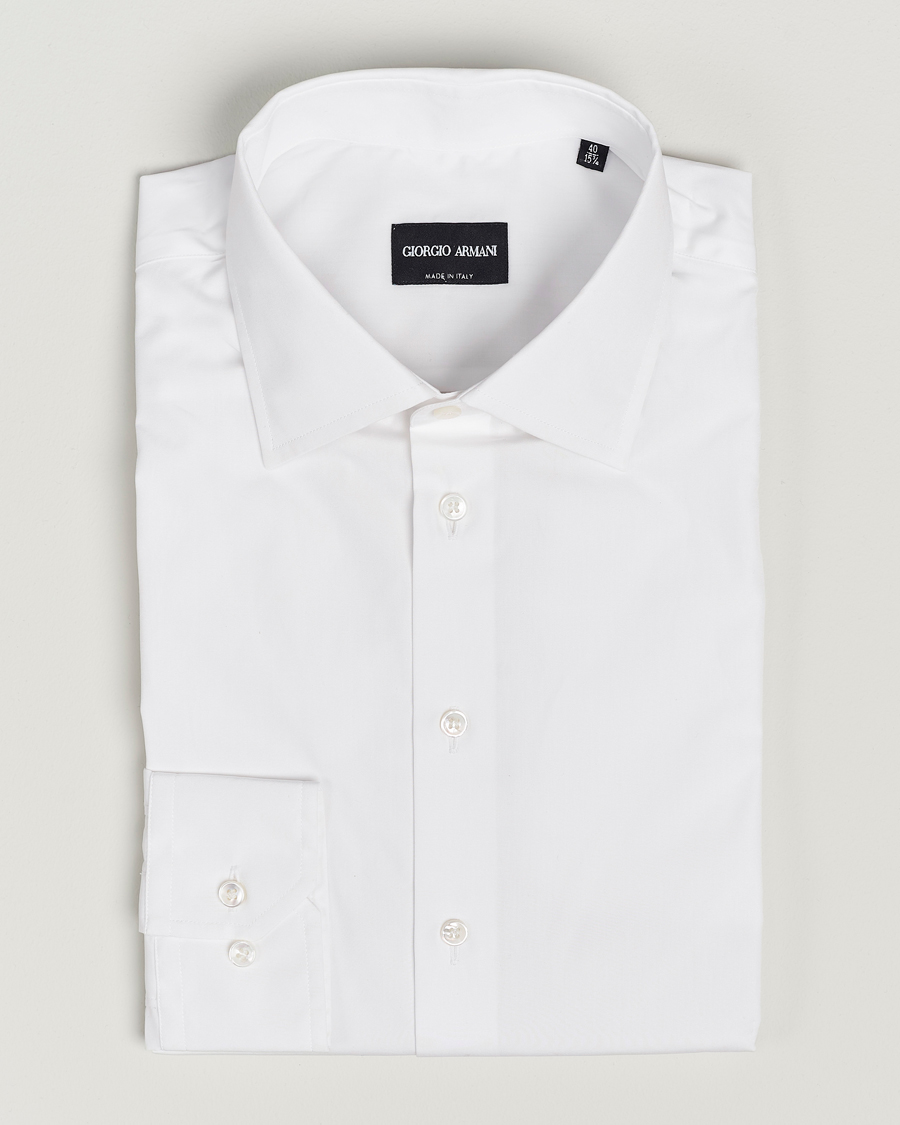 Uomini | Camicie | Giorgio Armani | Slim Fit Dress Shirt White