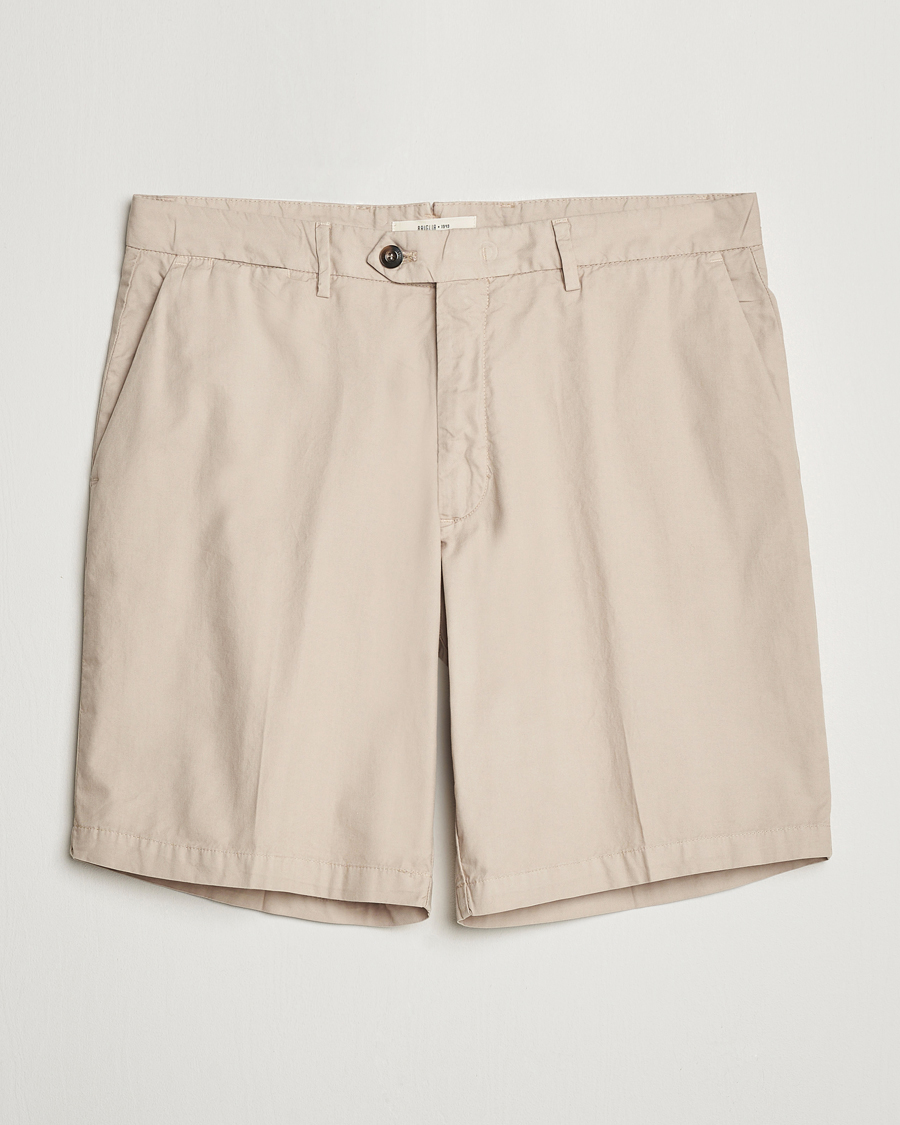 Uomini | Pantaloncini | Briglia 1949 | Easy Fit Cotton Shorts Beige