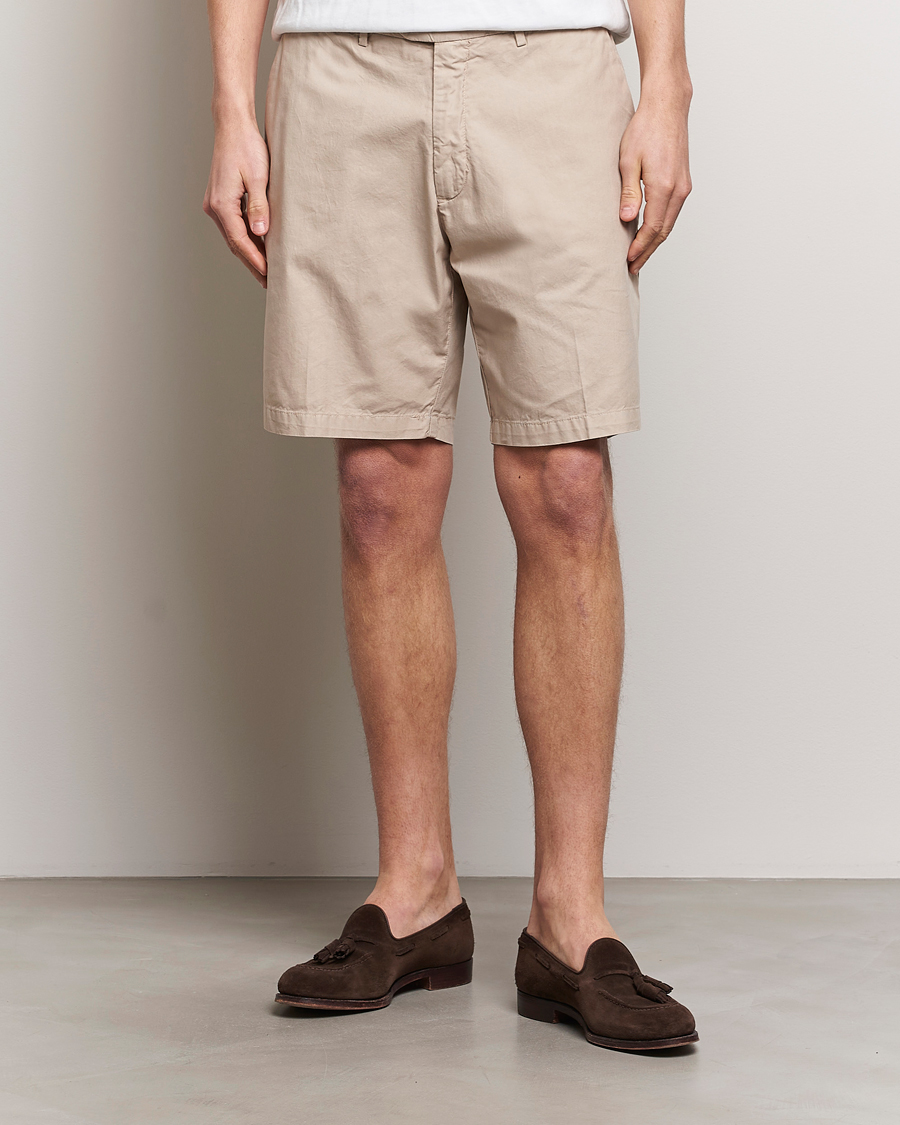 Uomini | Pantaloncini | Briglia 1949 | Easy Fit Cotton Shorts Beige