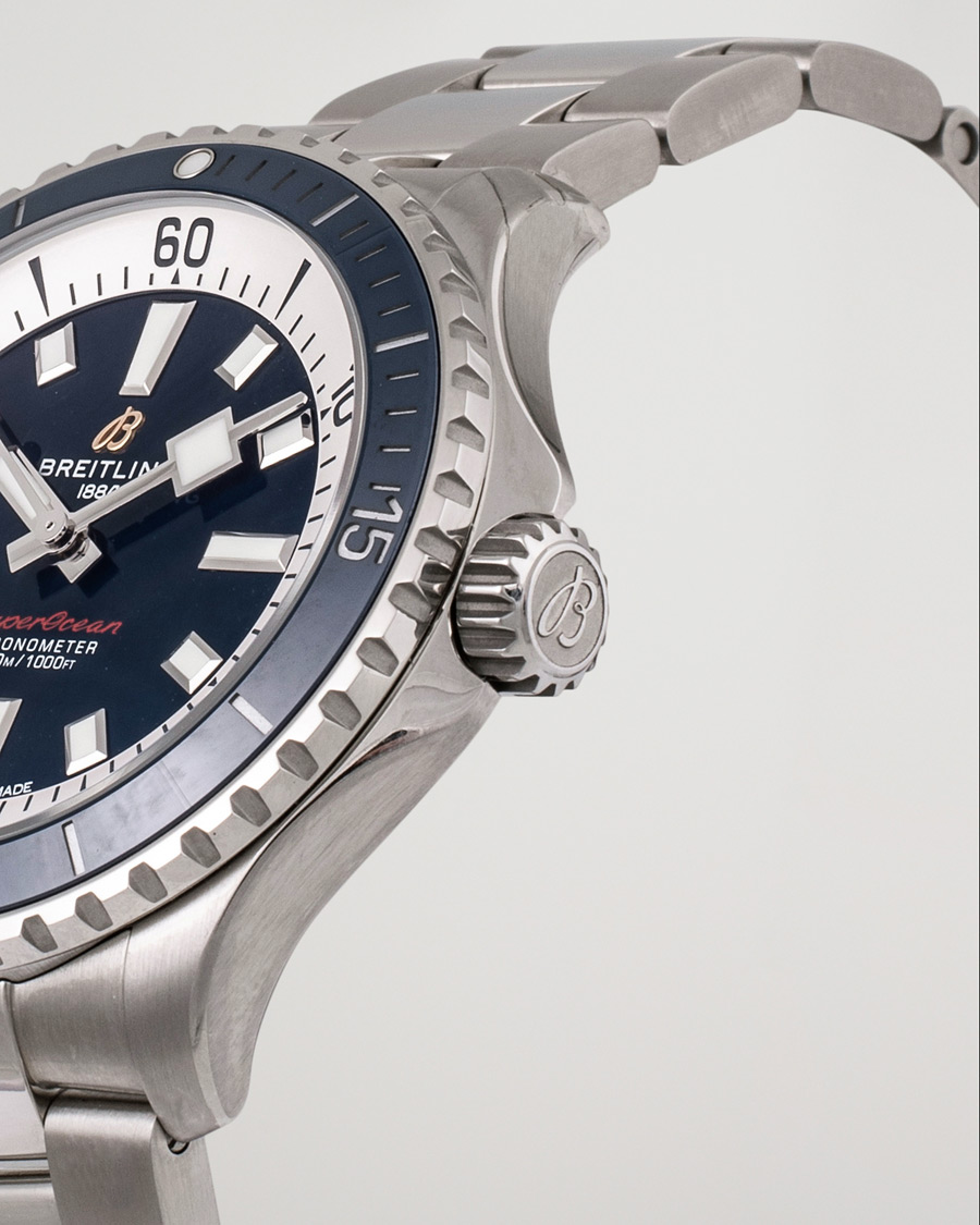 Uomini | Breitling Pre-Owned Superocean 42 A17375 Silver | Breitling Pre-Owned | Superocean 42 A17375 Silver
