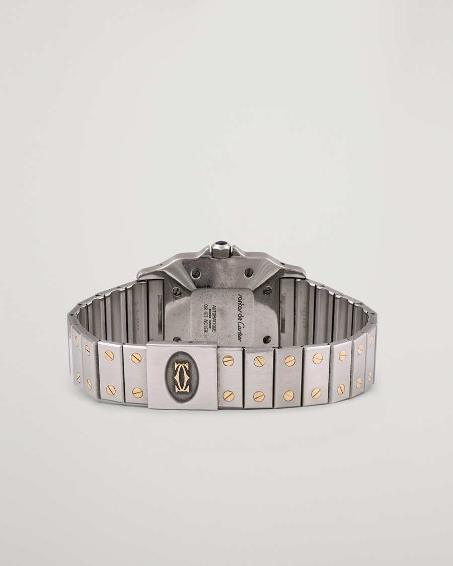 Uomini | Cartier Pre-Owned Santos Galbée 2961 Silver | Cartier Pre-Owned | Santos Galbée 2961 Silver