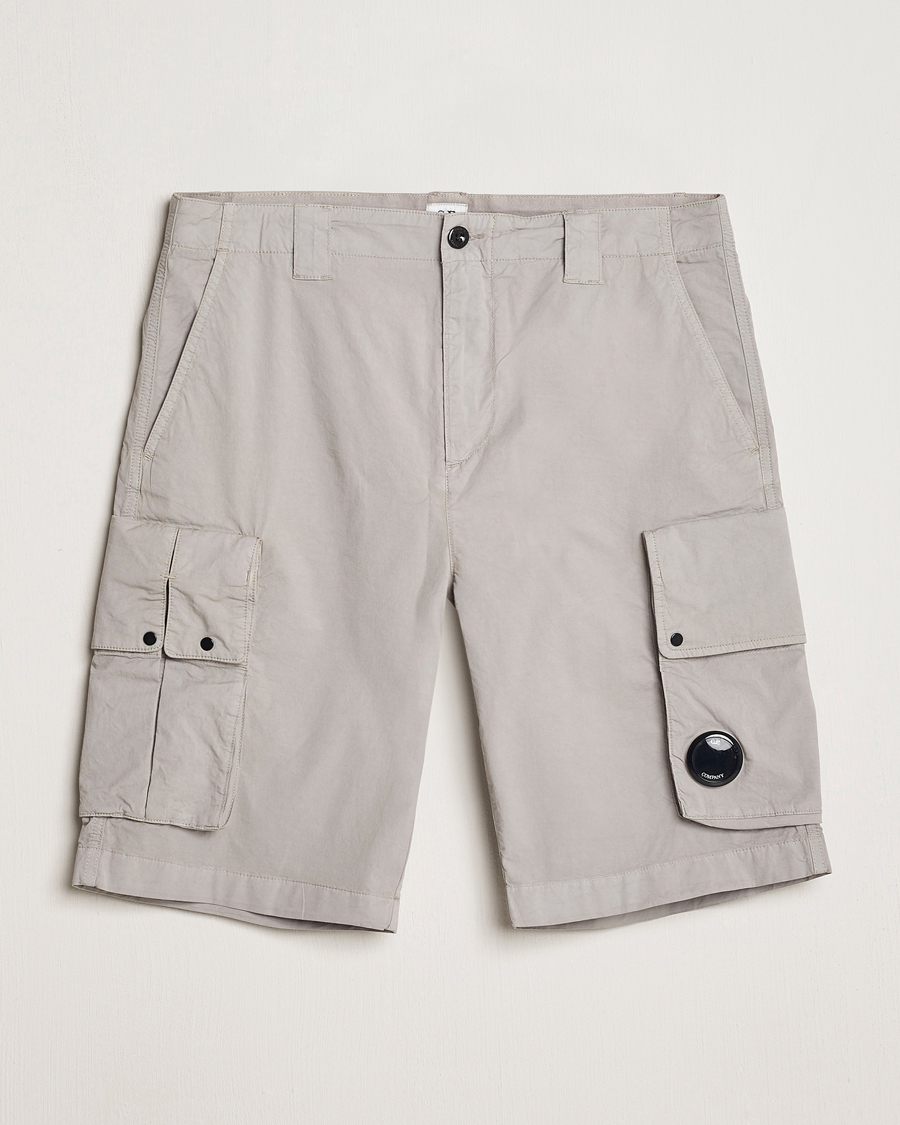 Uomini | Pantaloncini | C.P. Company | Twill Stretch Cargo Shorts Grey