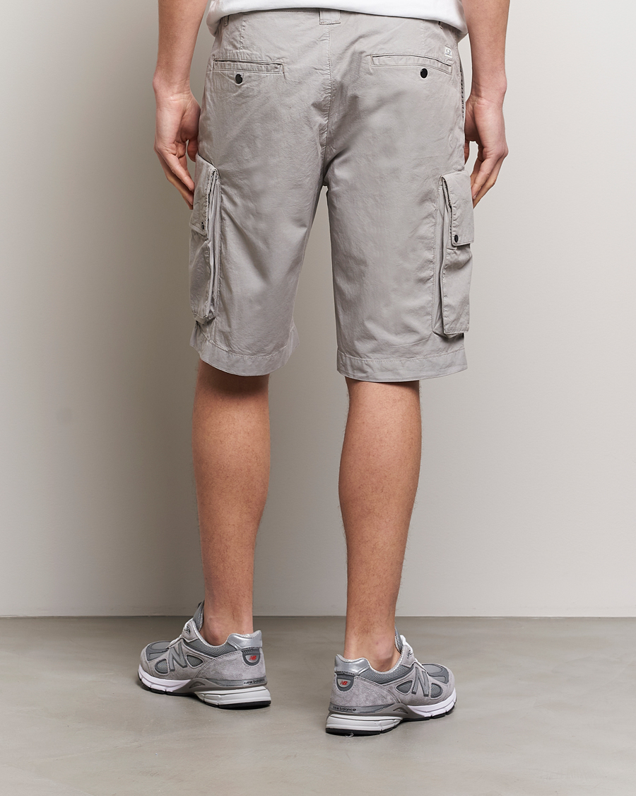 Uomini | Pantaloncini | C.P. Company | Twill Stretch Cargo Shorts Grey