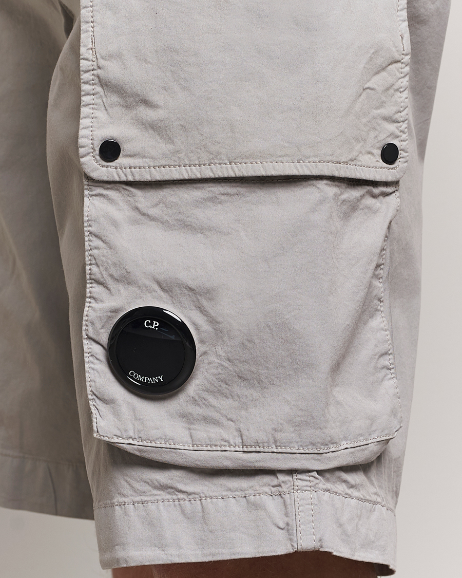 Uomini | Pantaloncini | C.P. Company | Twill Stretch Cargo Shorts Grey