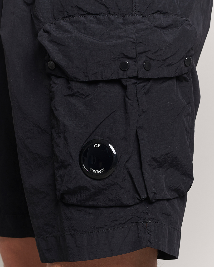 Uomini | Costumi da bagno | C.P. Company | Flatt Nylon Cargo Swimshorts Black