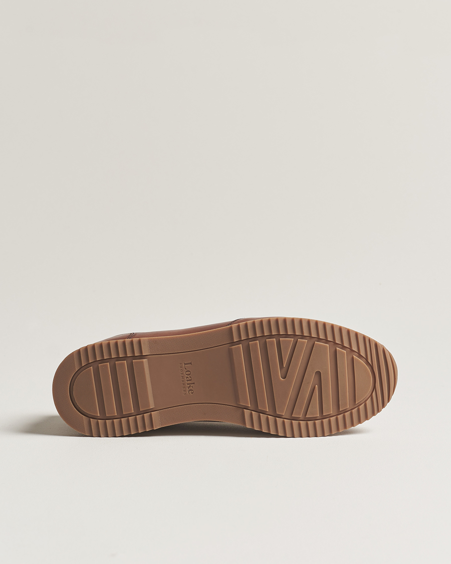 Uomini | Sneakers | Loake Shoemakers | Bannister Leather Running Sneaker Cedar