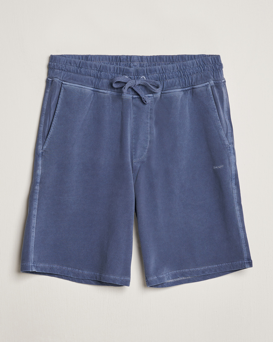 Uomini | Pantaloncini | Gant | Sunbleached Sweatshorts Dusty Blue Sea
