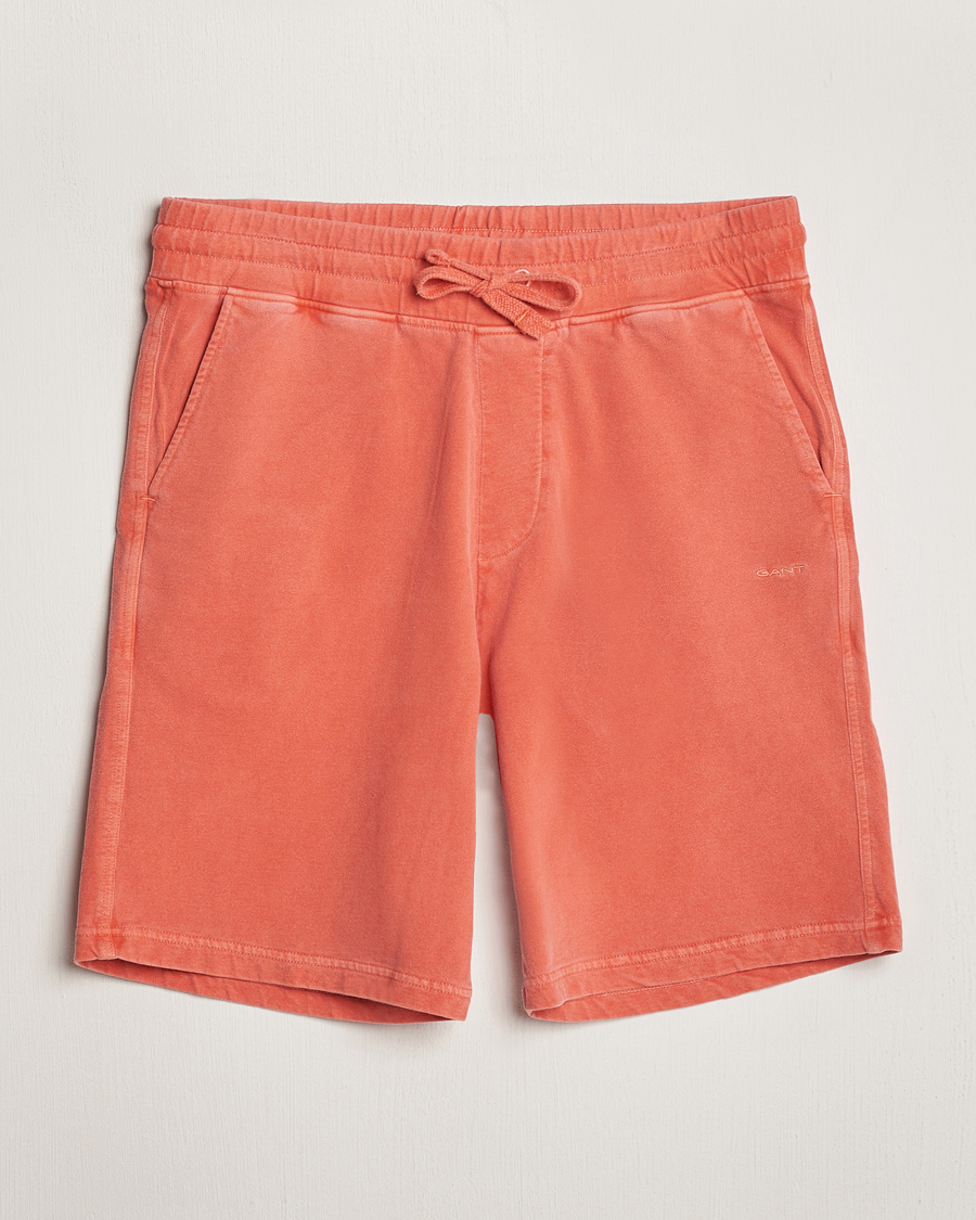 Uomini | Pantaloncini | Gant | Sunbleached Sweatshorts Burnt Orange
