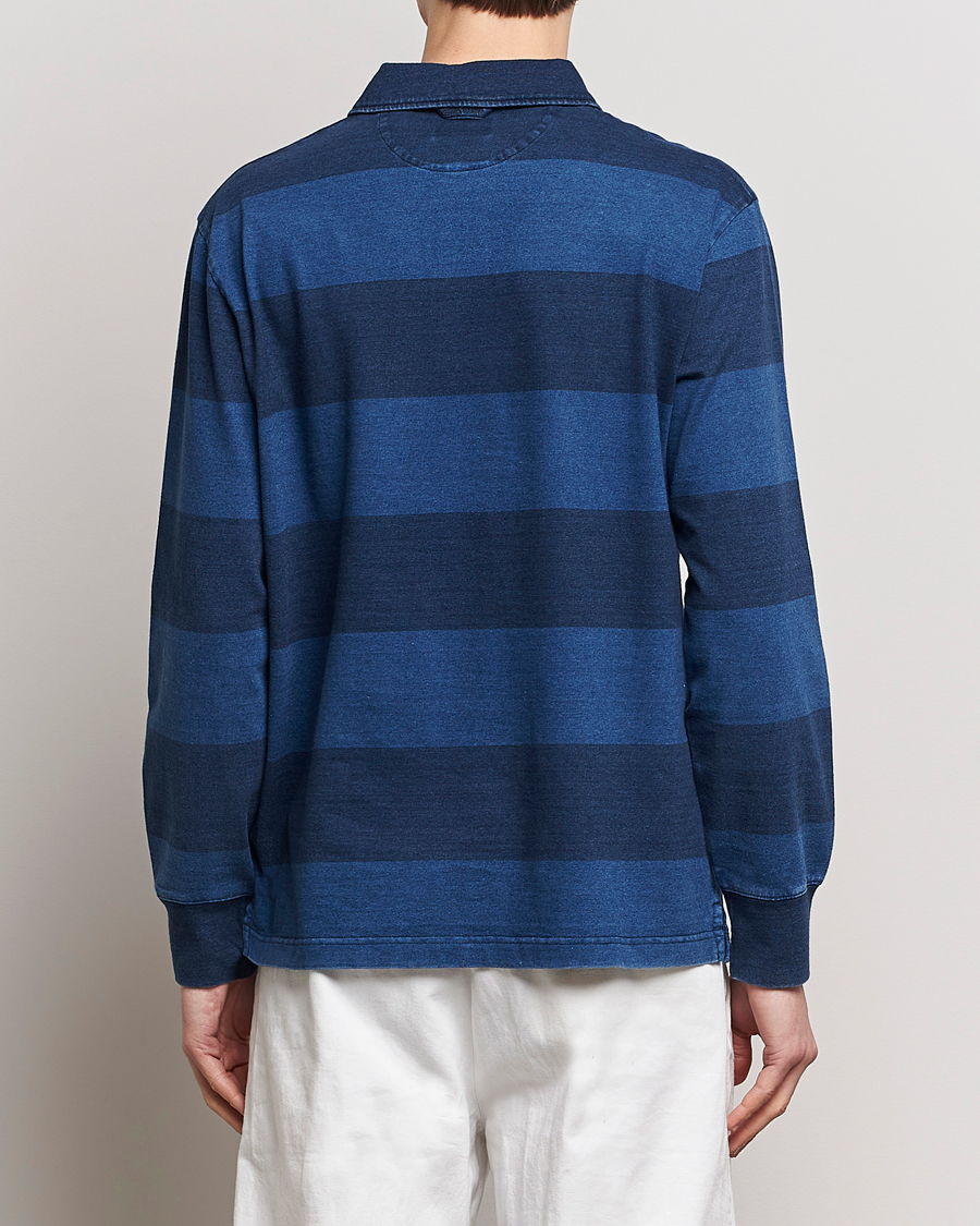 Uomini | Maglieria | Gant | Barstriped Rugger Navy/Indigo