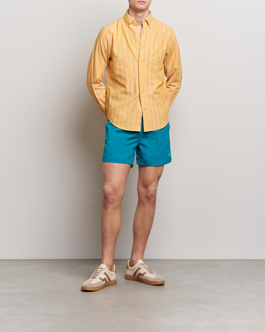 Uomini | Costumi da bagno | Gant | Basic Swimshorts Ocean Turquoise