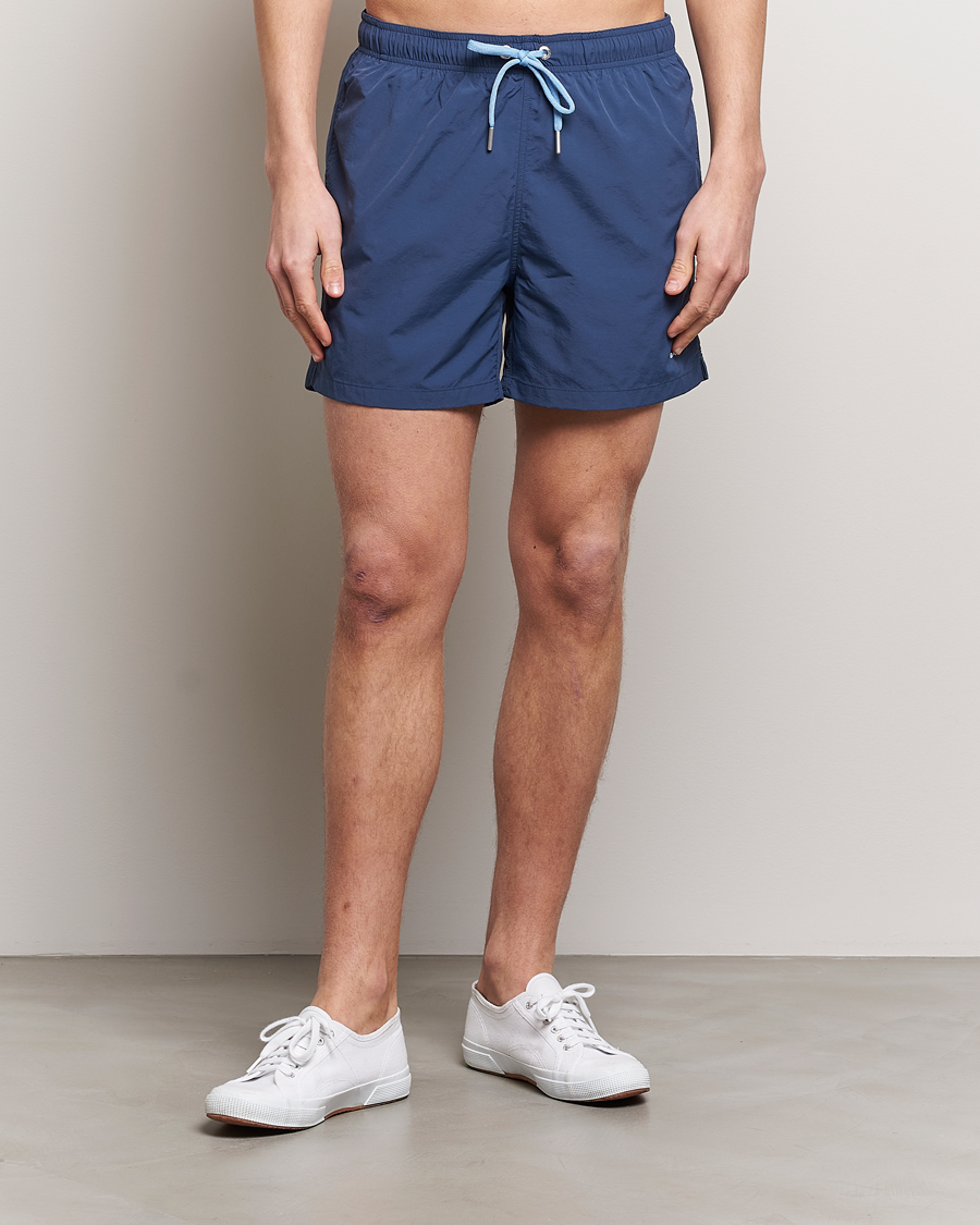 Uomini | Costumi da bagno | Gant | Basic Swimshorts Dusty Blue Sea
