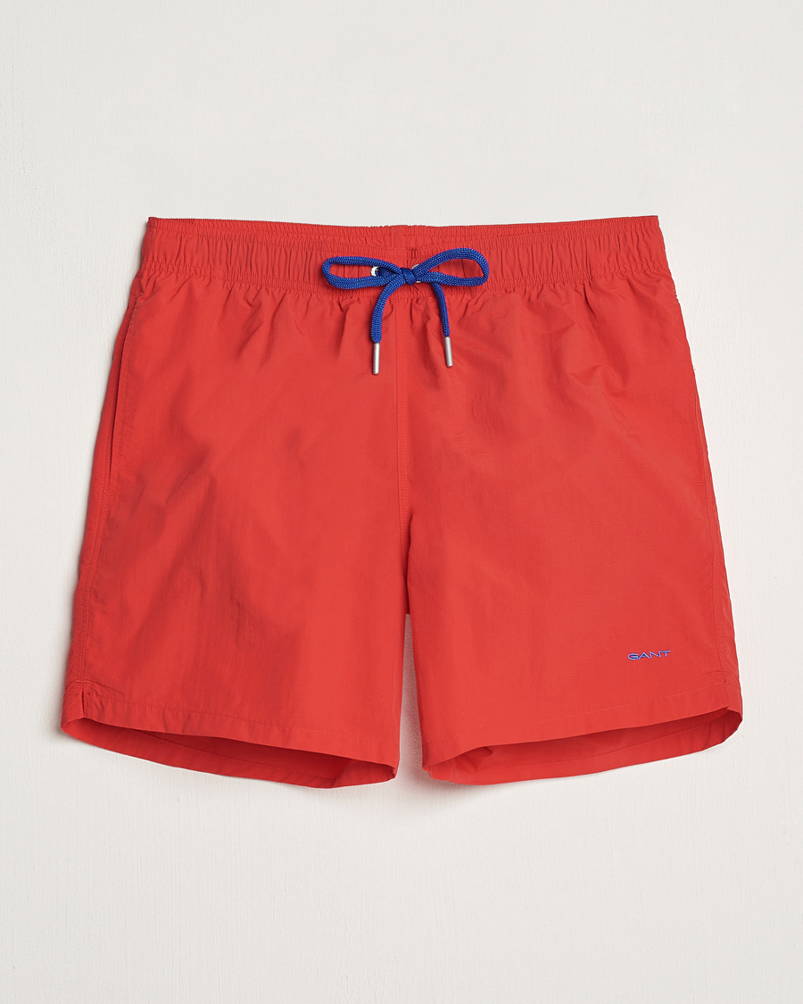 Uomini | Costumi da bagno | Gant | Basic Swimshorts Bright Red